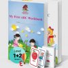 My First ABC Workbook Parts 1+ 2 + Flash Cards